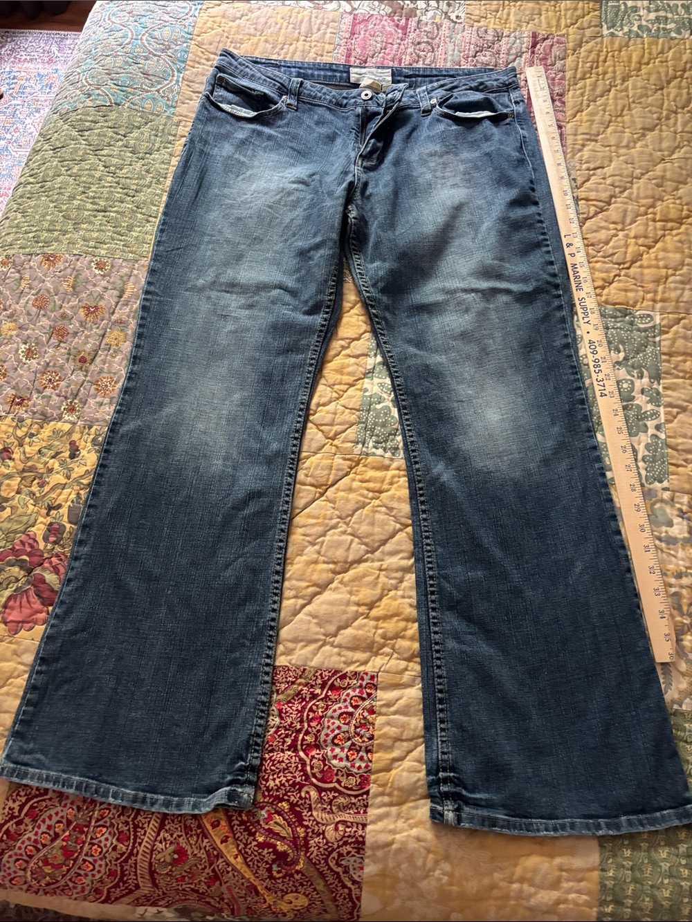Maurices Women’s Bootcut Jeans in Faded Blue